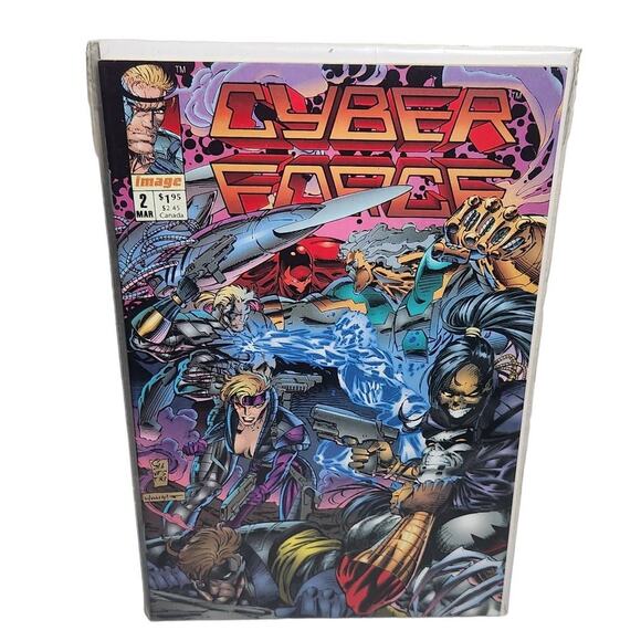 Marvel Cyber Force Issue 2 Vintage Comic Book New 1993 - Picture 1 of 3